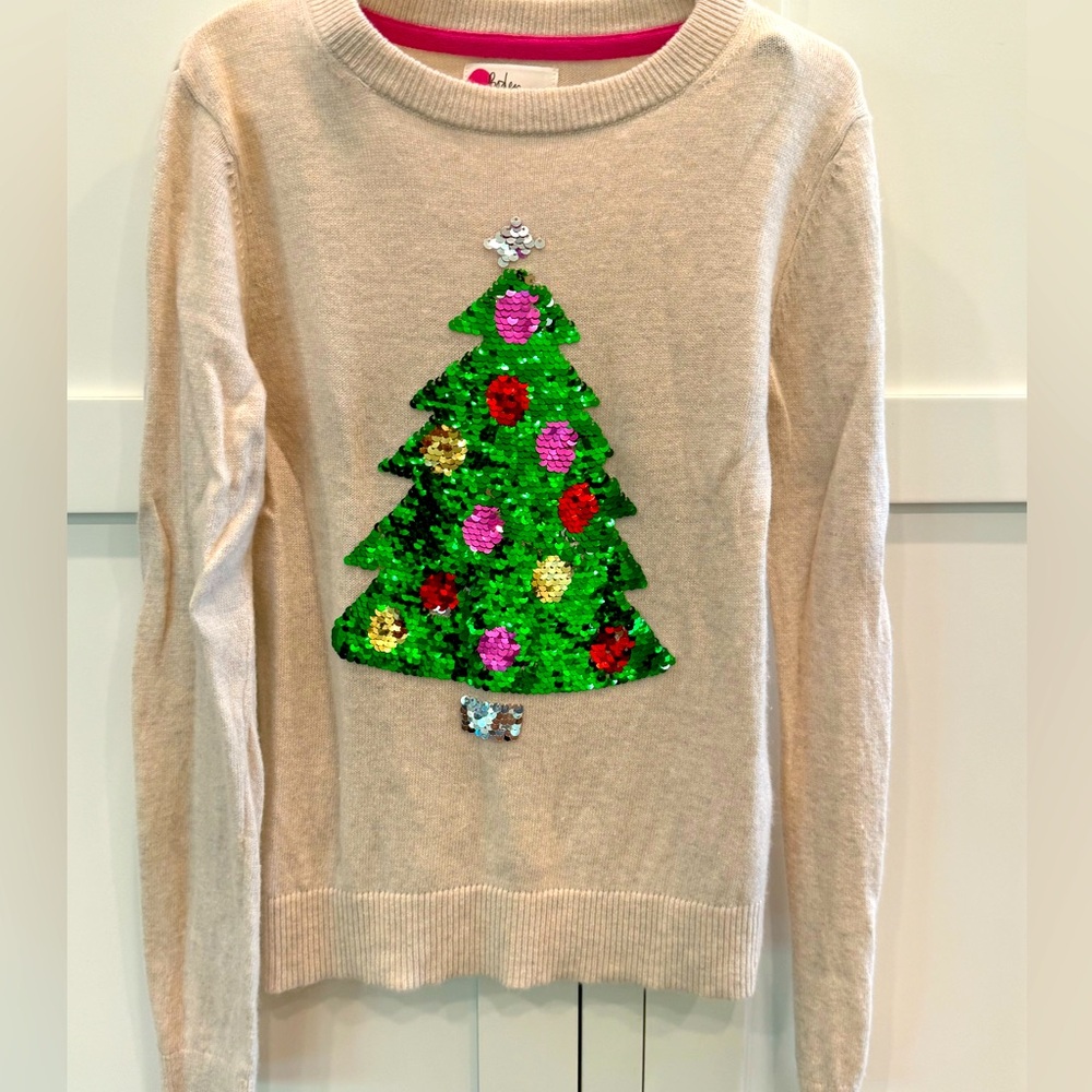 Boden Girls Christmas Sweater Size 8-9Y